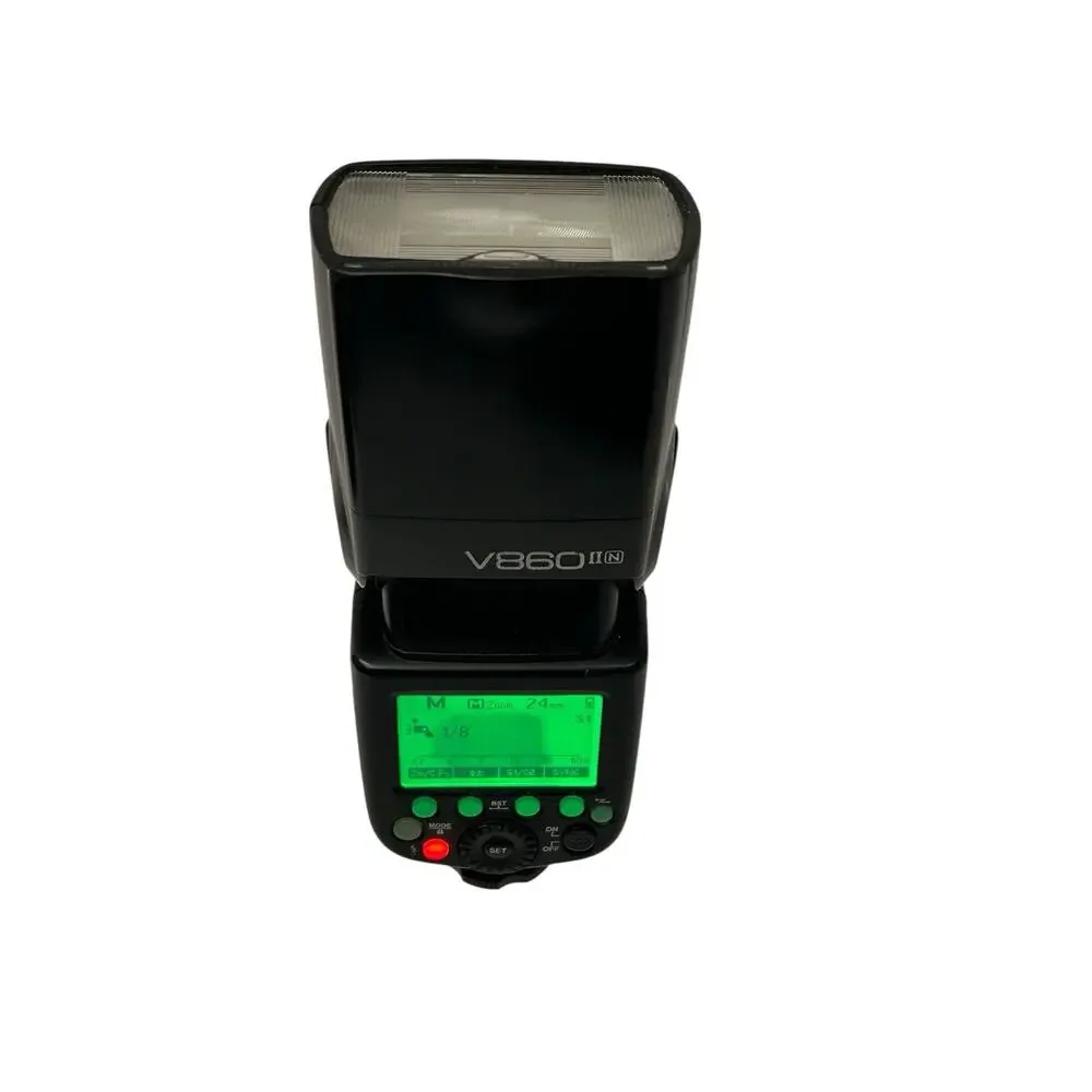 Godox TTL LI-ion Camera Flash V860 II N For Nikon -Autoflash - w/Battery READ